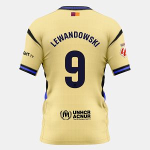 Barcelona Away LEWANDOWSKI 9 Jersey 25-26