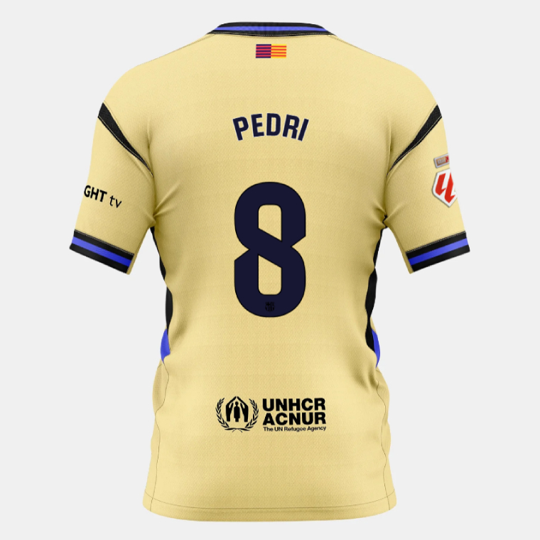 Barcelona Away PEDRI 8 Jersey 25-26