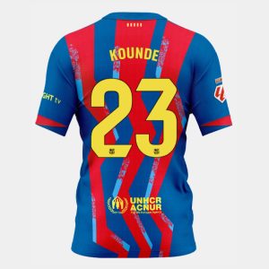 Barcelona El Clásico KOUNDE 23 Fourth Kit 25-26
