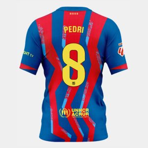 Barcelona El Clásico PEDRI 8 Fourth Kit 25-26