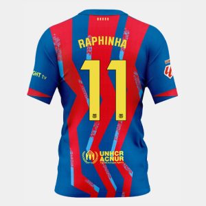 Barcelona El Clásico RAPHINHA 11 Fourth Kit 25-26