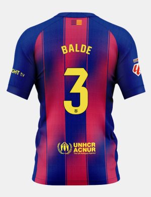 Barcelona Home BALDE 3 Jersey 25-26