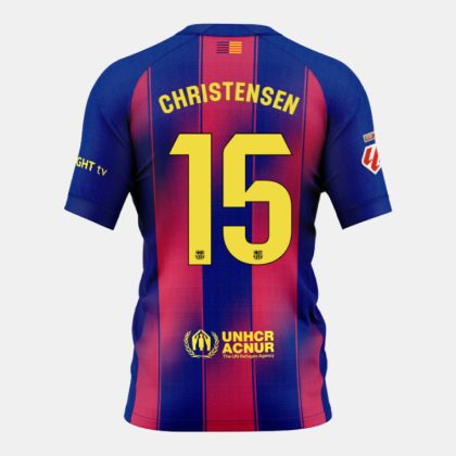 Barcelona Home CHRISTENSEN 15 Jersey 25-26 (Player Version)