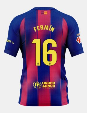 Barcelona Home FERMÍN 16 Jersey 25-26