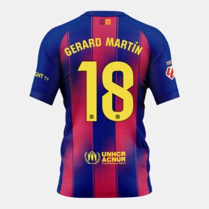 Barcelona x Ed Sheeran El Clásico GERARD MARTÍN 18 Jersey 25-26 (Player Version)