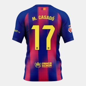 Barcelona Home M. CASADÓ 17 Jersey 25-26 (Player Version)