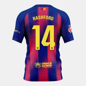 Barcelona Home RASHFORD 14 Jersey 25-26 (Player Version)