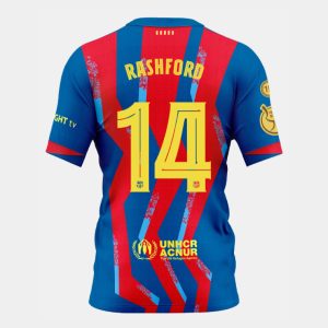 Barcelona RASHFORD 14 Supercopa de España Final Jersey 25-26