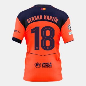 Barcelona Third GERARD MARTÍN 18 Jersey 25-26 (Player Version)