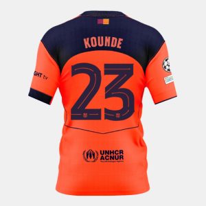 Barcelona Third KOUNDE 23 Jersey 25-26 (Player Version)