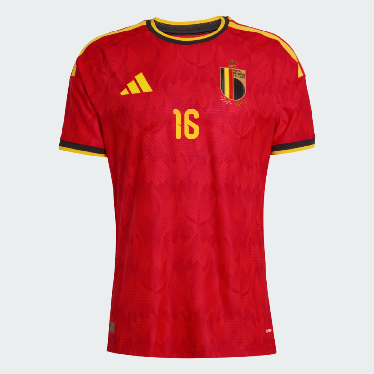 Belgium Home DE WINTER 16 World Cup Jersey 2026 (Player Version) - Image 2