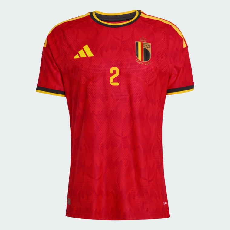 Belgium Home DEBAST 2 World Cup Jersey 2026 (Player Version) - Image 2