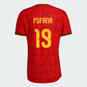 Belgium Home FOFANA 19 World Cup Jersey 2026 (Player Version)
