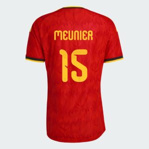 Belgium Home MEUNIER 15 World Cup Jersey 2026 (Player Version)