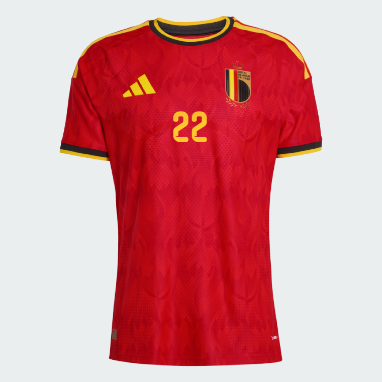 Belgium Home SAELEMAEKERS 22 World Cup Jersey 2026 (Player Version) - Image 2