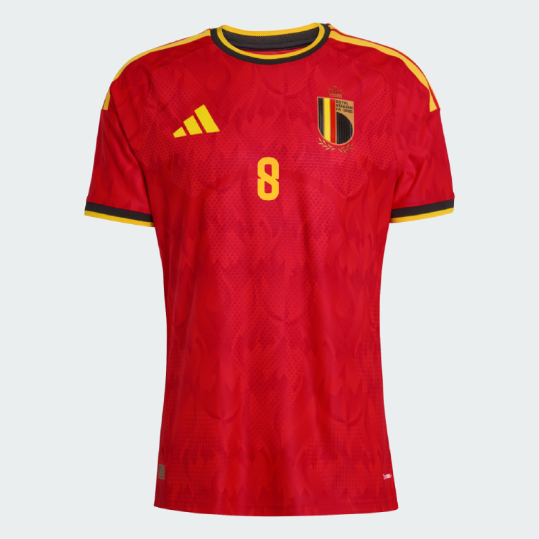 Belgium Home TIELEMANS 8 World Cup Jersey 2026 (Player Version) - Image 2