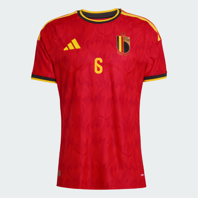 Belgium Home WITSEL 6 World Cup Jersey 2026 (Player Version) - Image 2