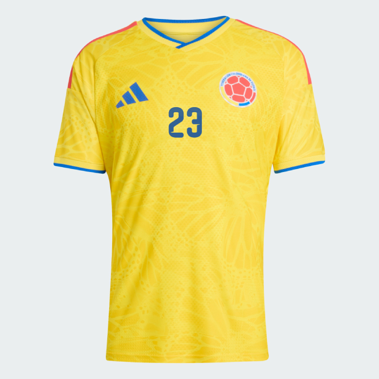 Colombia Home SANCHEZ 23 World Cup Jersey 2026 (Player Version) - Image 2
