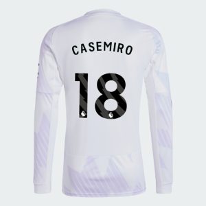 Manchester United Away Long Sleeve CASEMIRO 18 Jersey 25-26