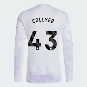 Manchester United Away Long Sleeve COLLYER 43 Jersey 25-26