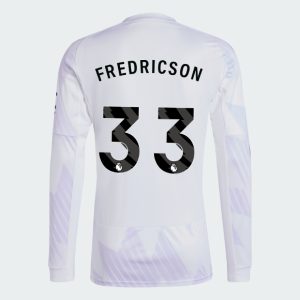 Manchester United Away Long Sleeve FREDRICSON 33 Jersey 25-26