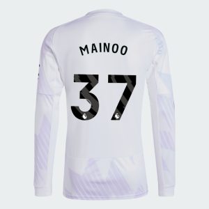 Manchester United Away Long Sleeve MAINOO 37 Jersey 25-26