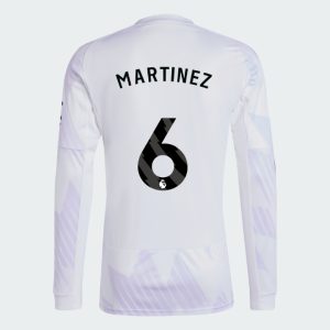 Manchester United Away Long Sleeve MARTINEZ 6 Jersey 25-26