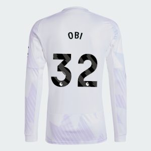Manchester United Away Long Sleeve OBI 32 Jersey 25-26
