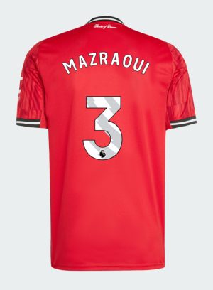 Manchester United Home MAZRAOUI 3 Jersey 25-26