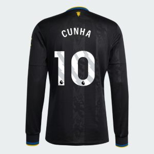 Manchester United Third Long Sleeve CUNHA 10 Jersey 25-26