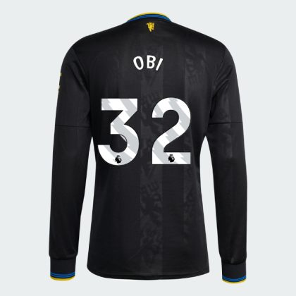 Manchester United Third Long Sleeve OBI 32 Jersey 25-26