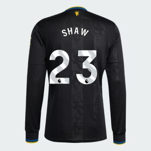 Manchester United Third Long Sleeve SHAW 23 Jersey 25-26