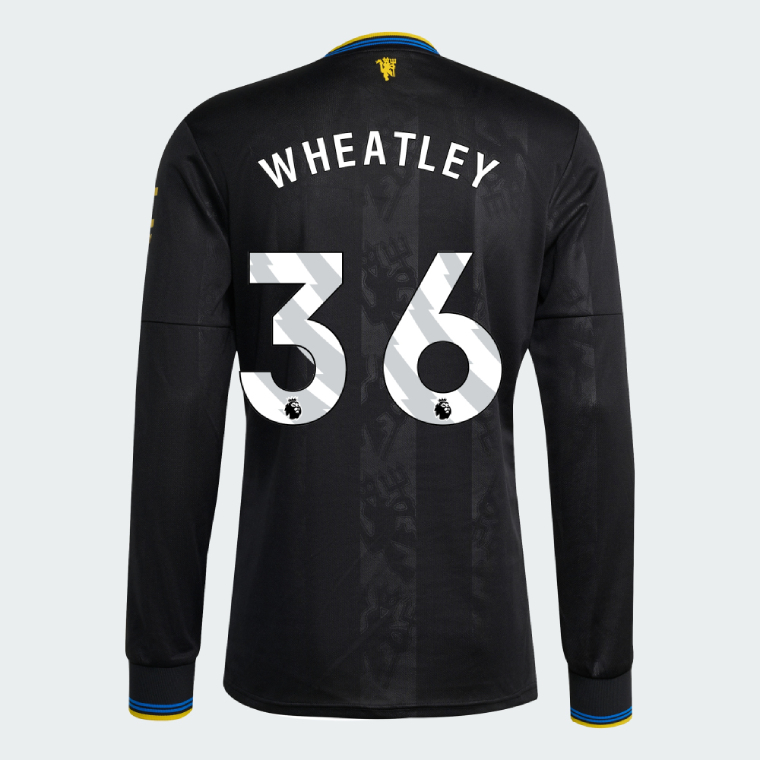 Manchester United Third Long Sleeve WHEATLEY 36 Jersey 25-26