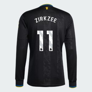 Manchester United Third Long Sleeve ZIRKZEE 11 Jersey 25-26