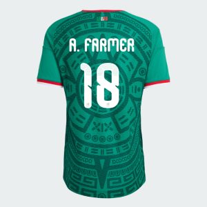 Mexico Home A. FARMER 18 World Cup Jersey 2026 (Player Version)
