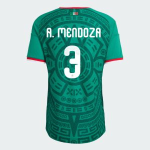 Mexico Home A. MENDOZA 3 World Cup Jersey 2026 (Player Version)