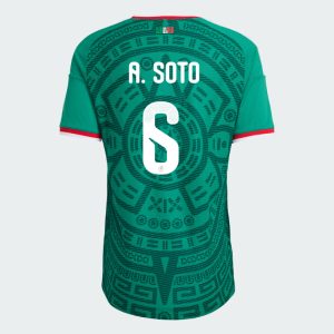 Mexico Home A. SOTO 6 World Cup Jersey 2026 (Player Version)