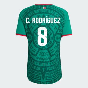 Mexico Home C. RODRÍGUEZ 8 World Cup Jersey 2026 (Player Version)