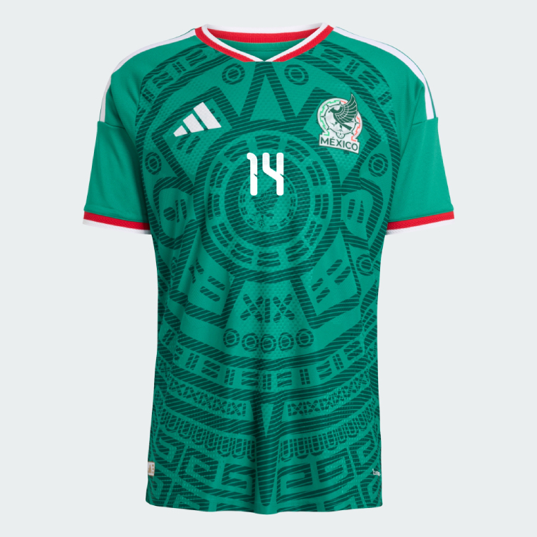 Mexico Home M. RUIZ 14 World Cup Jersey 2026 (Player Version) - Image 2