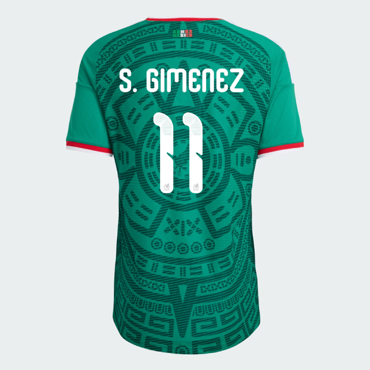 Mexico Home S. GIMENEZ 11 World Cup Jersey 2026 (Player Version)