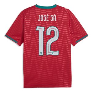 Portugal Home JOSÉ SÁ 12 World Cup Jersey 2026