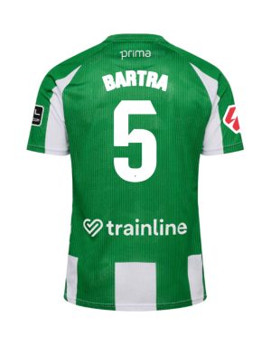 Real Betis Home BARTRA 5 Jersey 25-26