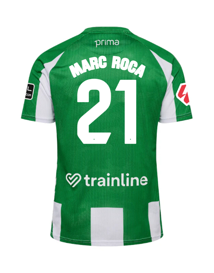 Real Betis Home MARC ROCA 21 Jersey 25-26