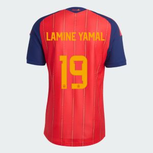 Spain Home LAMINE YAMAL 19 World Cup Jersey 2026 (Player Version)