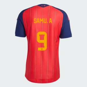 Spain Home SAMU. A 9 World Cup Jersey 2026 (Player Version)