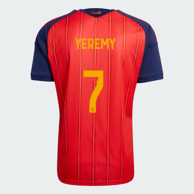 Spain Home YEREMY 7 Jersey 2026