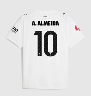 Valencia CF Home A. ALMEIDA 10 Jersey 25-26
