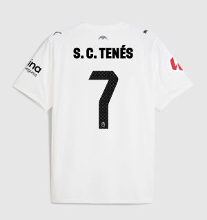 Valencia CF Home S. C. TENÉS 7 Jersey 25-26