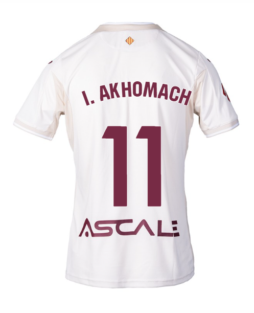 Villarreal Away I. AKHOMACH 11 Jersey 25-26