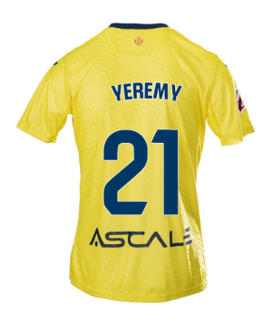 Villarreal Home YEREMY 21 Jersey 25-26